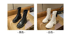 Lace Up Platform Boots YP227