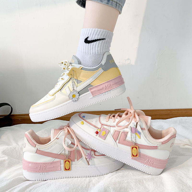 Ulzzang Yellow/Red Sports Shoes