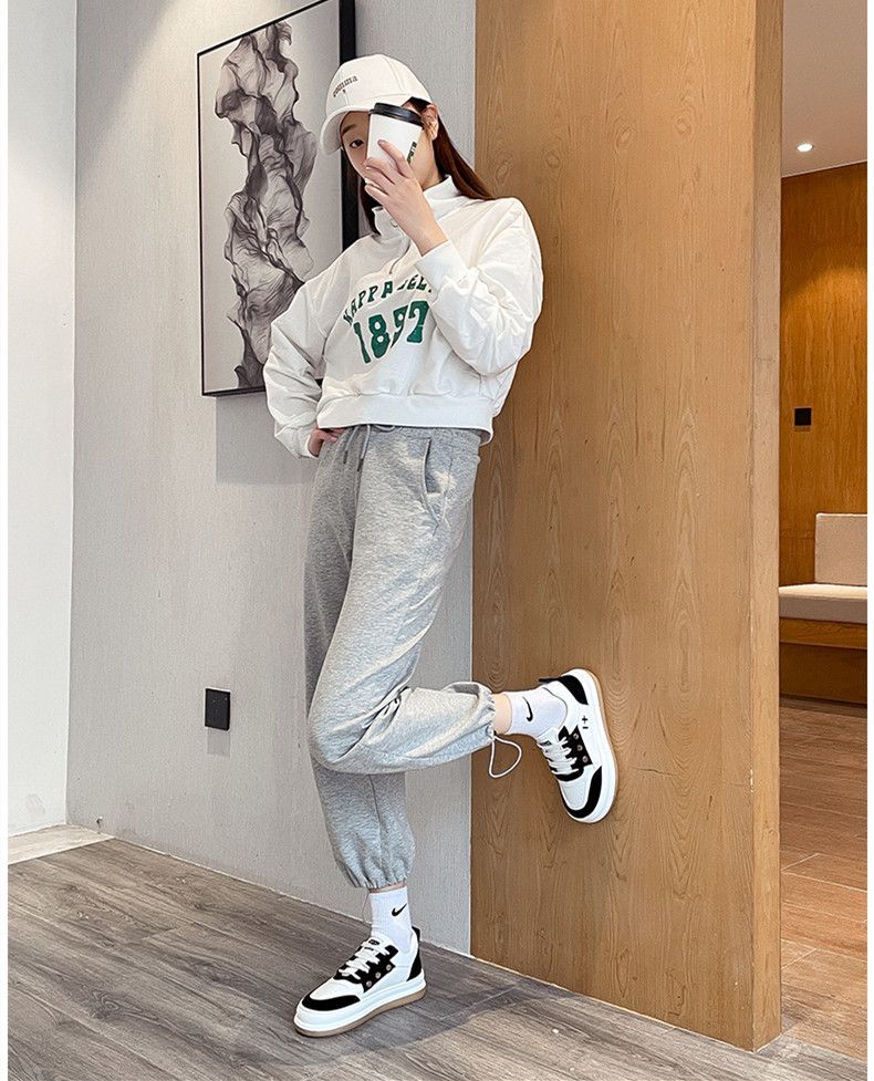 Two-Tone Platform Sneakers YP578
