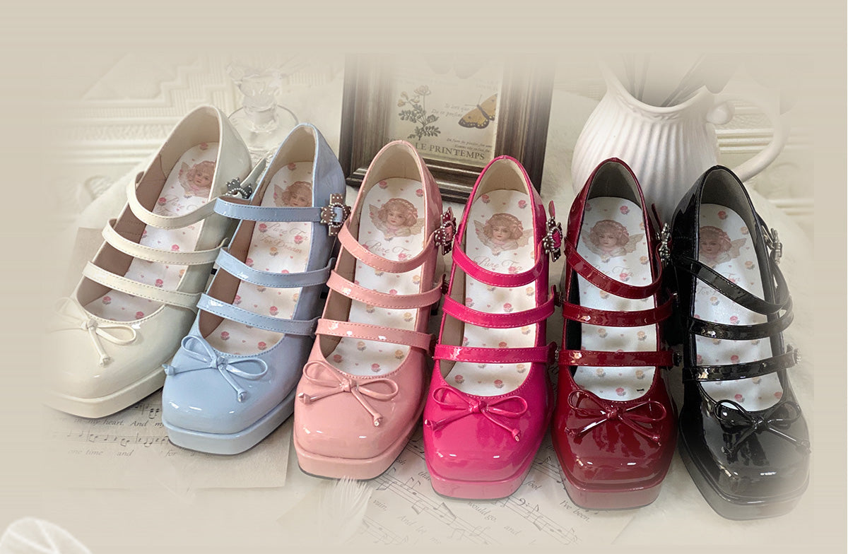Sweet Angel Cute Kawaii Heels Lolita Shoes ON615