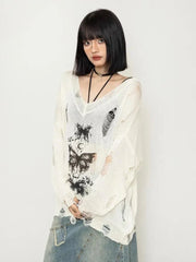 Fallen Butterfly Sweater