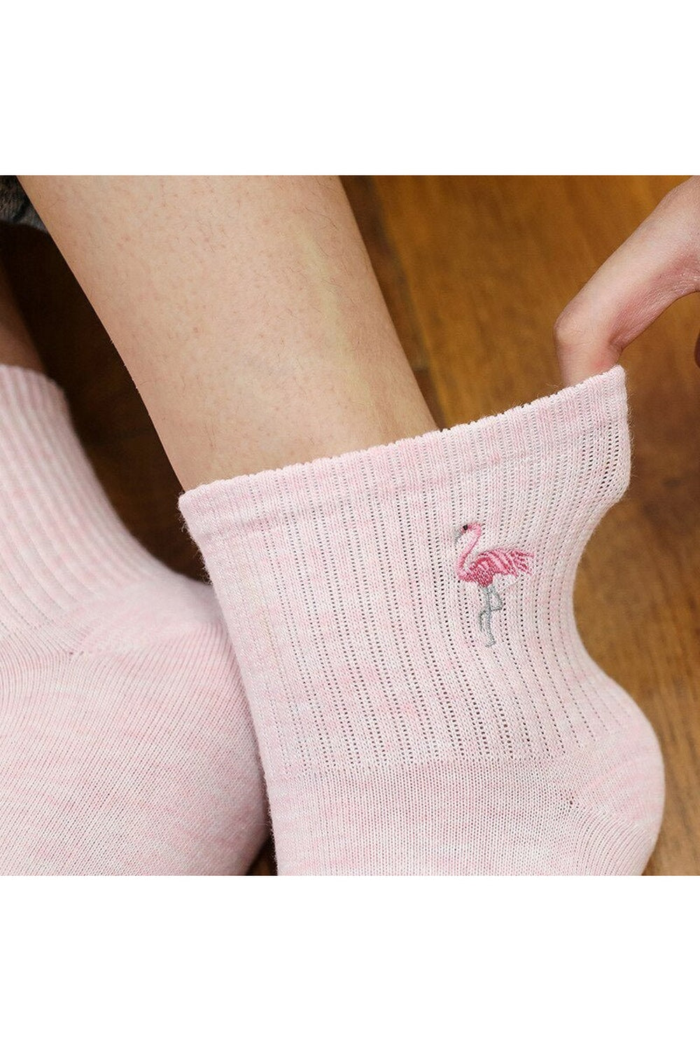 Flamingos Funny Socks