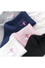 Flamingos Funny Socks