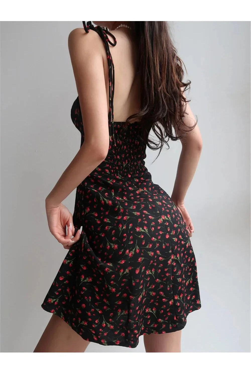 Floral Bandage Beach Dress