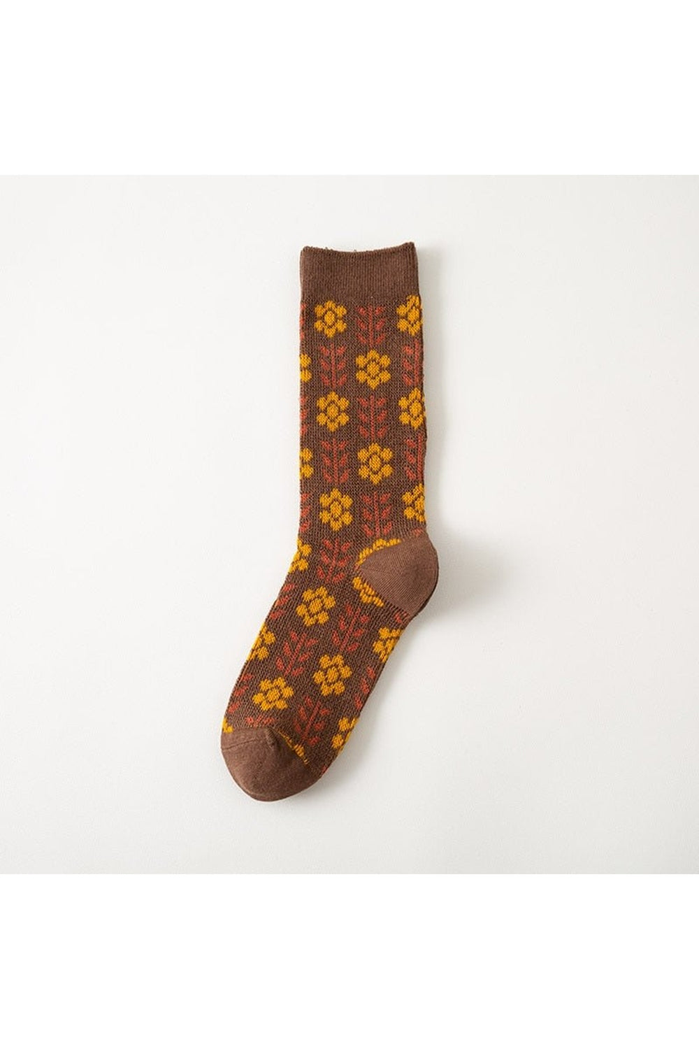 Floral Cotton Retro Cute Socks