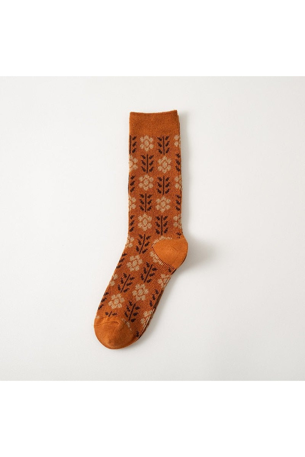 Floral Cotton Retro Cute Socks