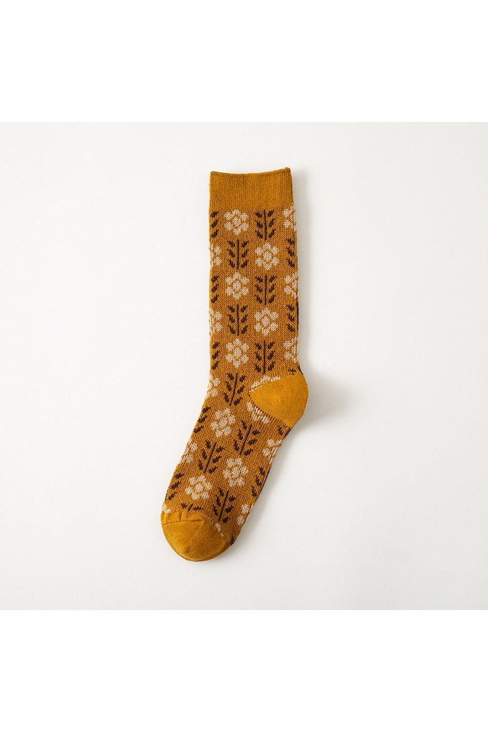 Floral Cotton Retro Cute Socks