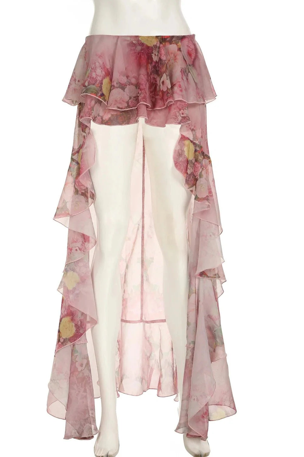 Floral High-Low Fairy Skirt