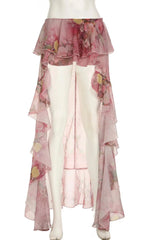 Floral High-Low Fairy Skirt