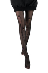 Floral Mesh Fishnet Tights