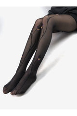 Floral Mesh Fishnet Tights