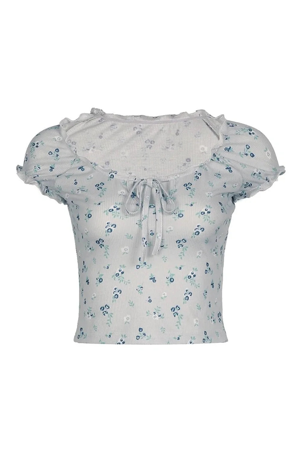 Floral Print Cropped Top
