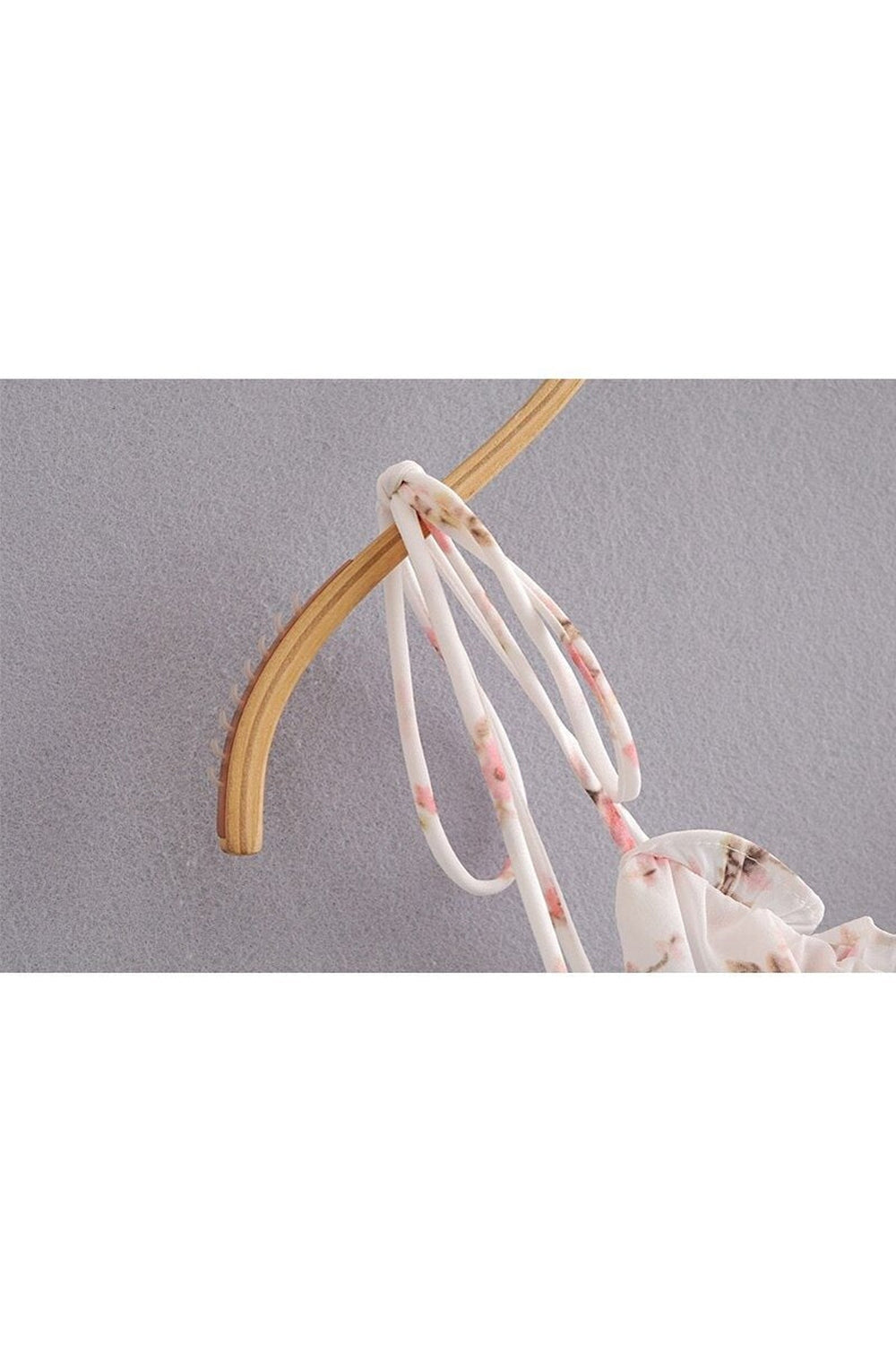 Robe spaghetti à imprimé floral
