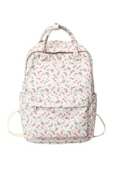 Floral Print Student Backpack