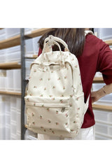 Floral Print Student Backpack