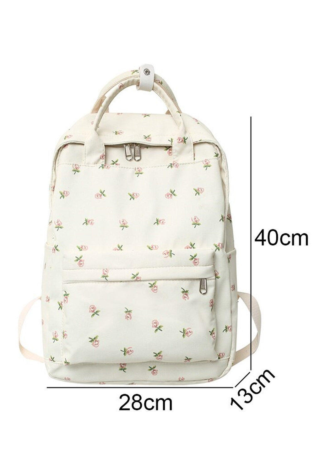 Floral Print Student Backpack