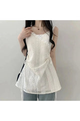 French Lace Sling Dress