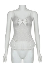 Frosty Frills Camisole Top