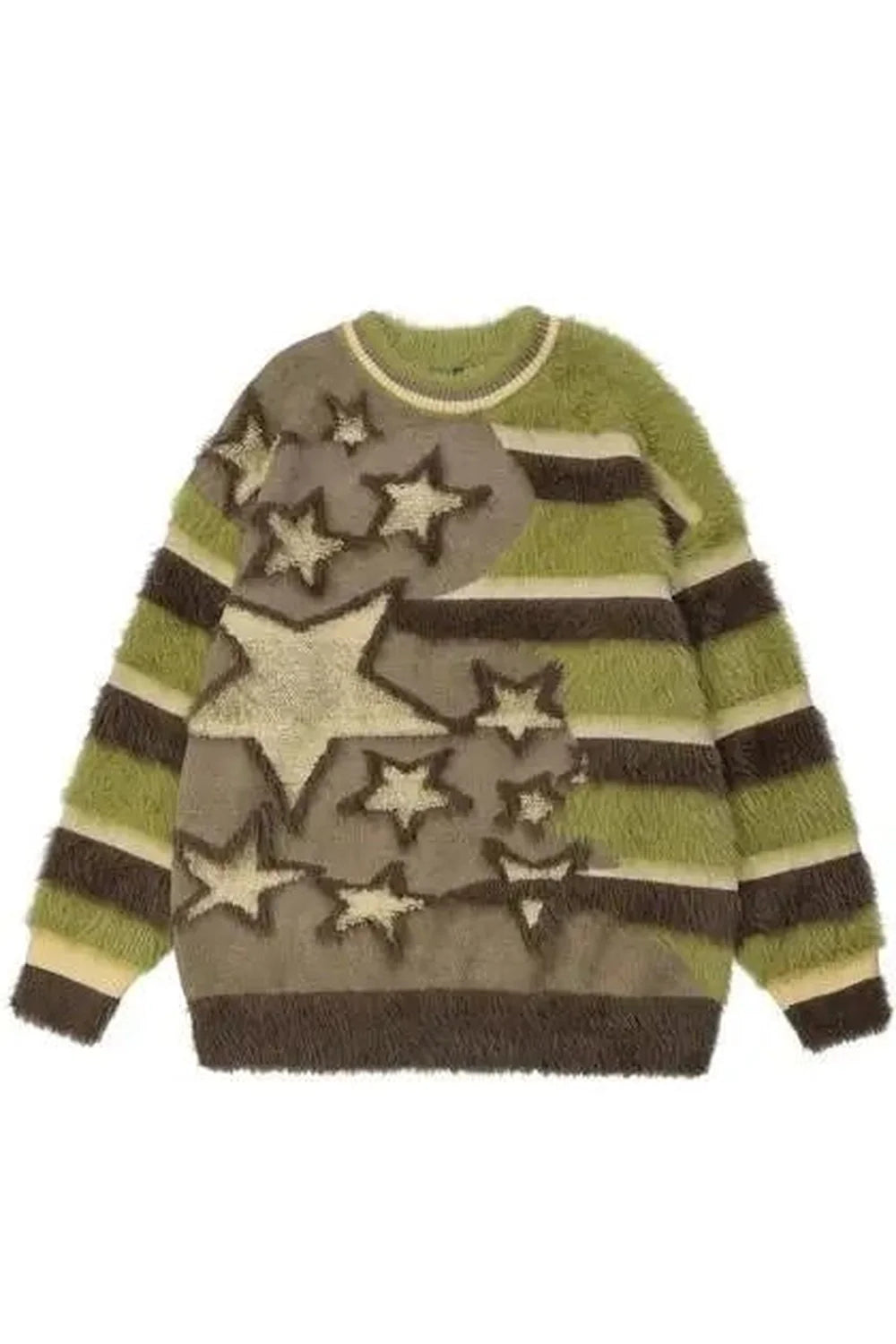 Fuzzy Galaxy Star Sweater