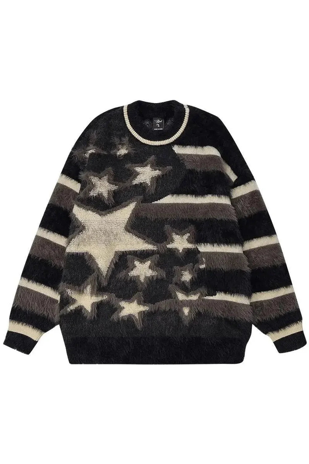 Fuzzy Galaxy Star Sweater