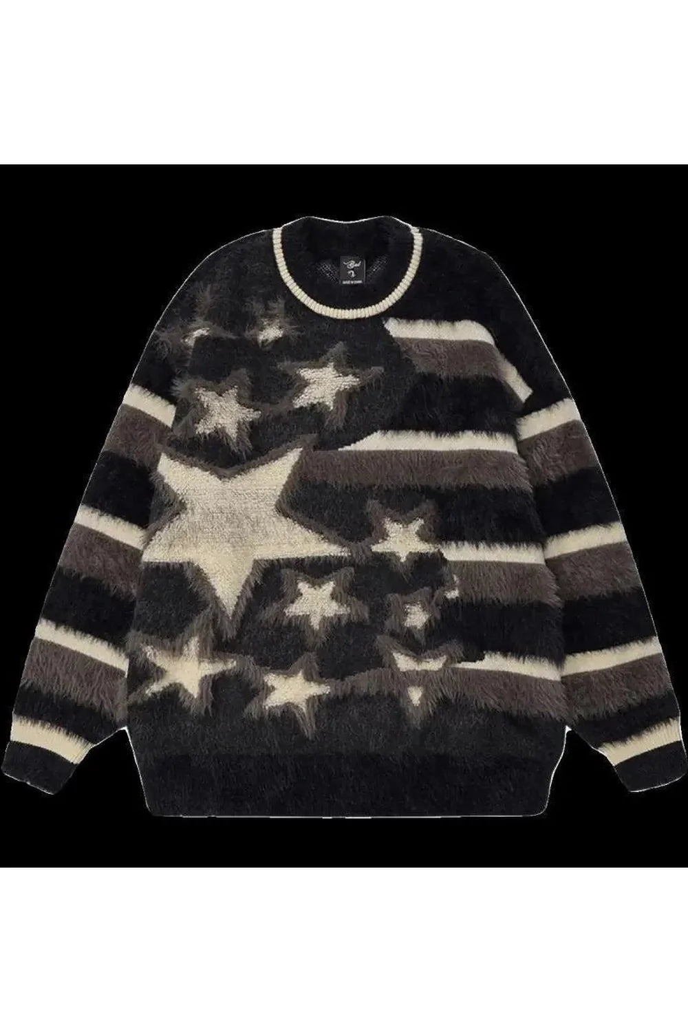 Fuzzy Galaxy Star Sweater