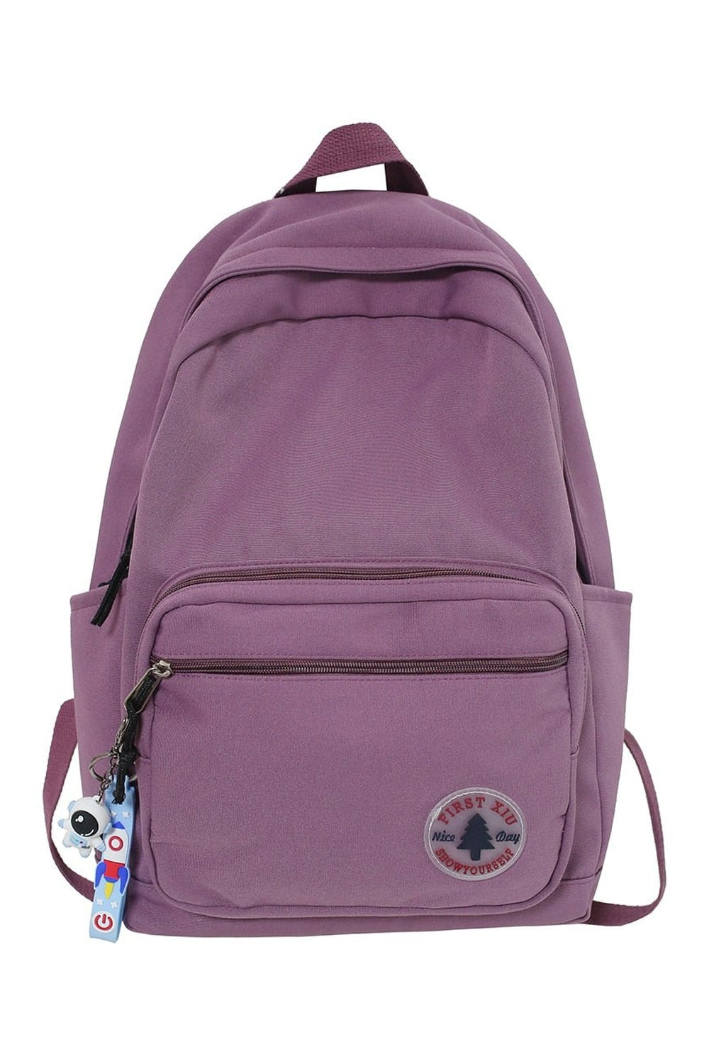 Girl Solid Color School Bag  Backpack