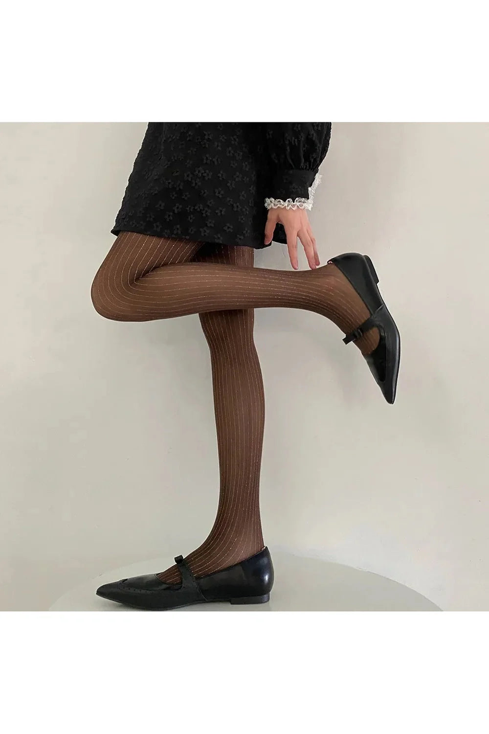 Glimmer Striped Tights