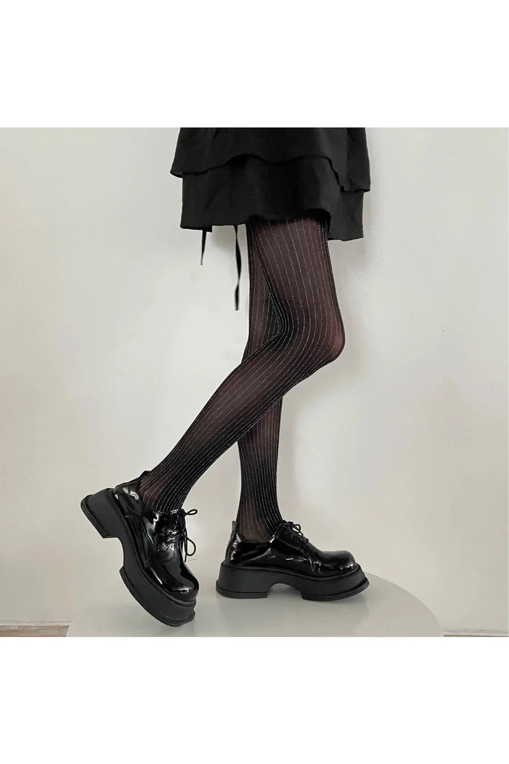 Glimmer Striped Tights