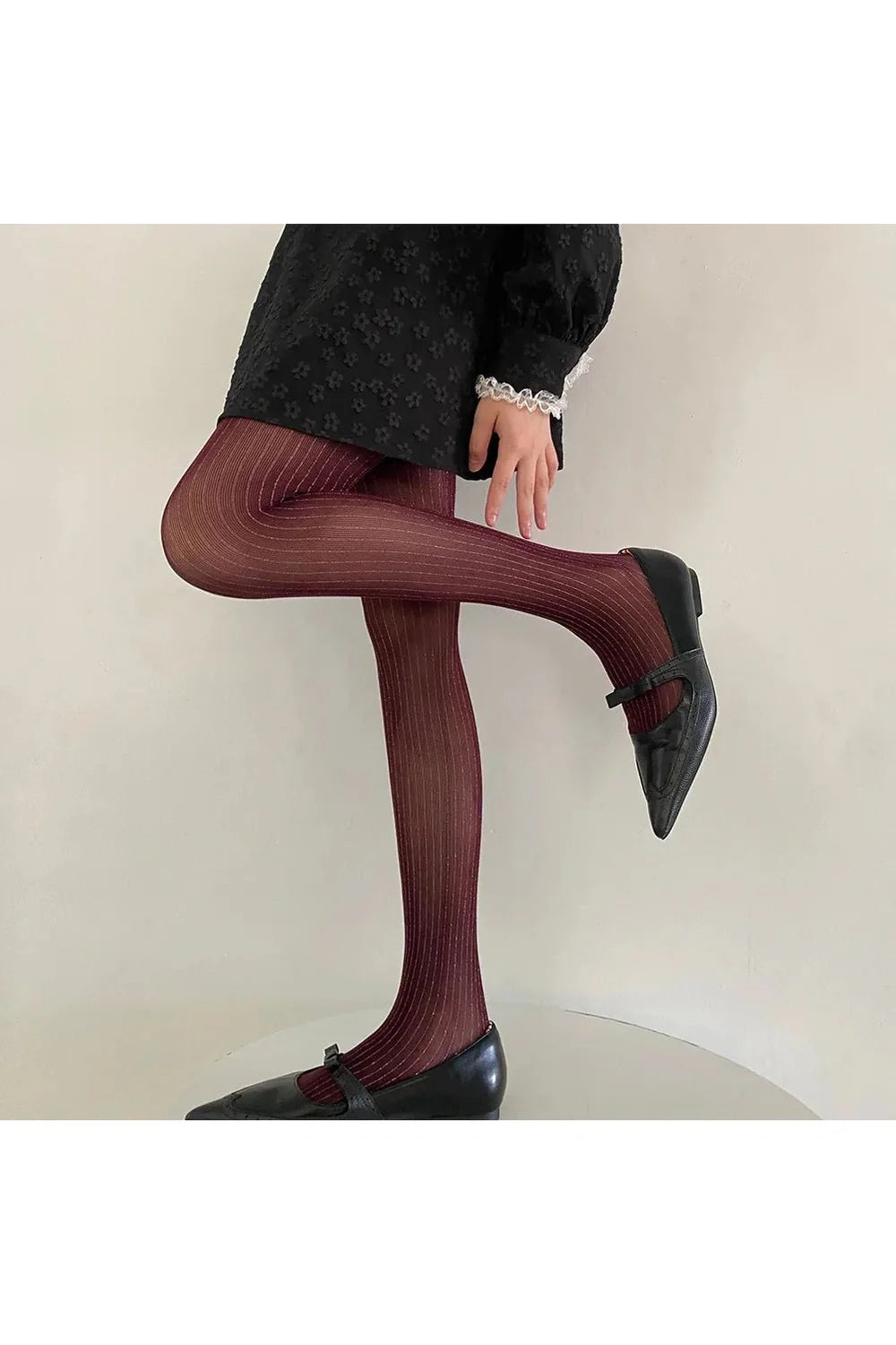 Glimmer Striped Tights