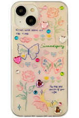 Glitter Heart iPhone Case