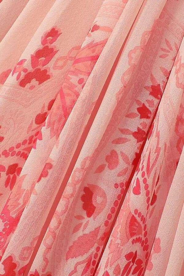 Gloria Paisley Printed Ruffled Maxi Dress-Sunfere