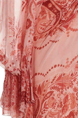 Gloria Paisley Printed Ruffled Maxi Dress-Sunfere