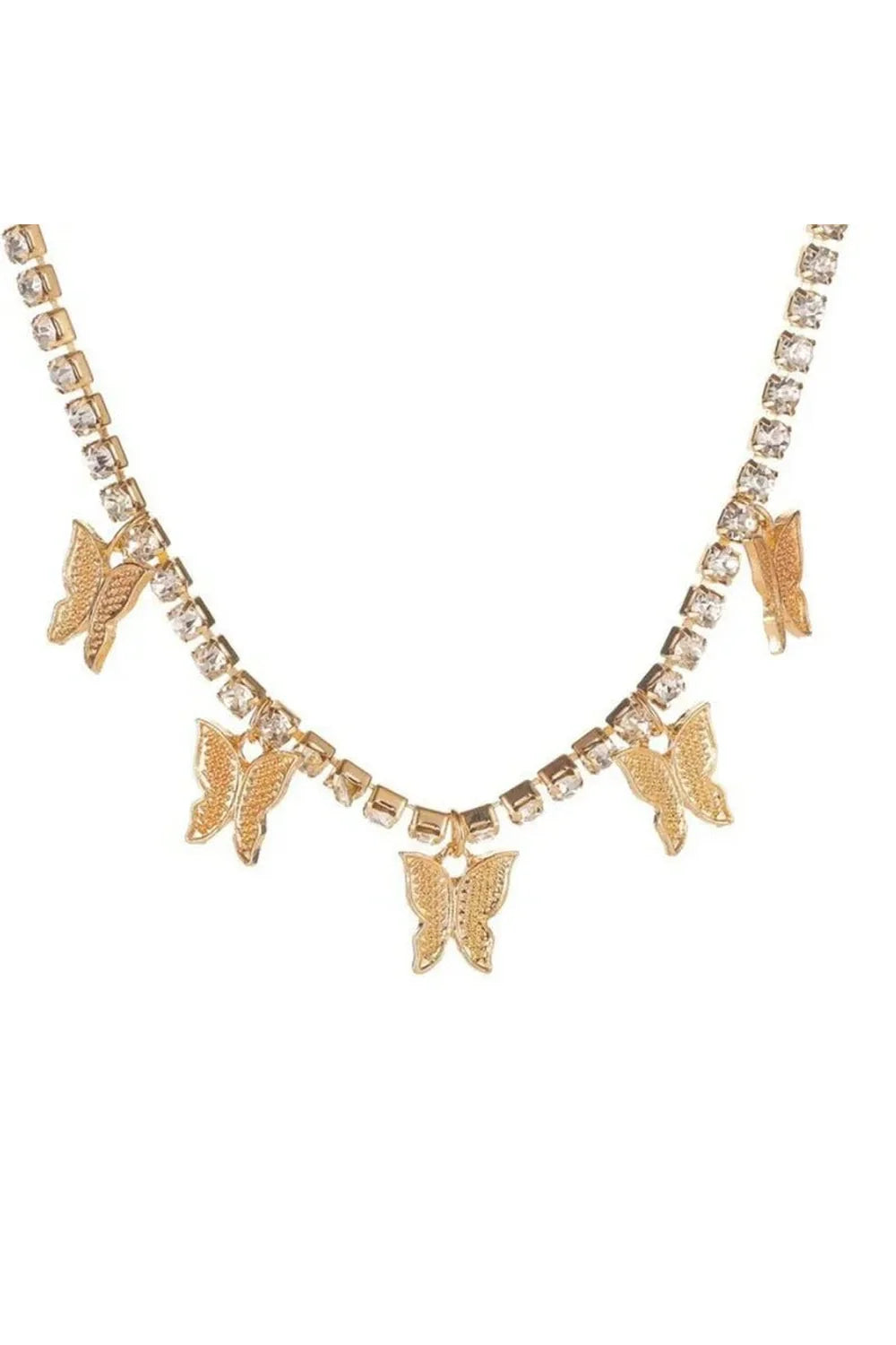 Goldenes Flatterhalsband
