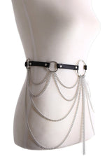 Goth Faux Leather Belt