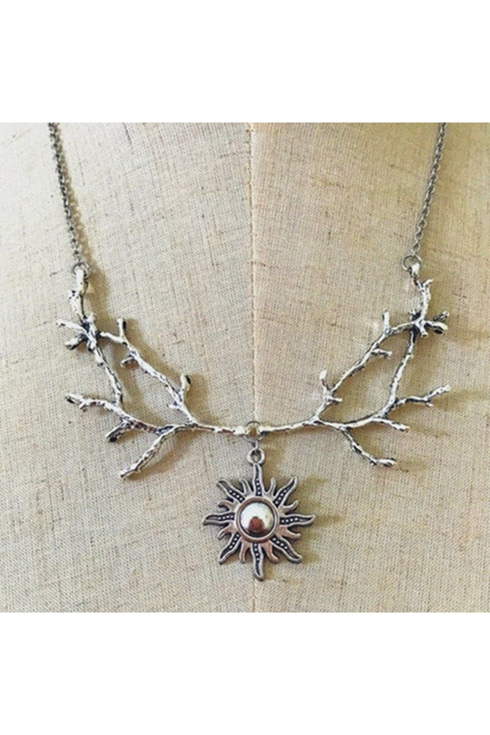 Goth Forest Tree Necklace