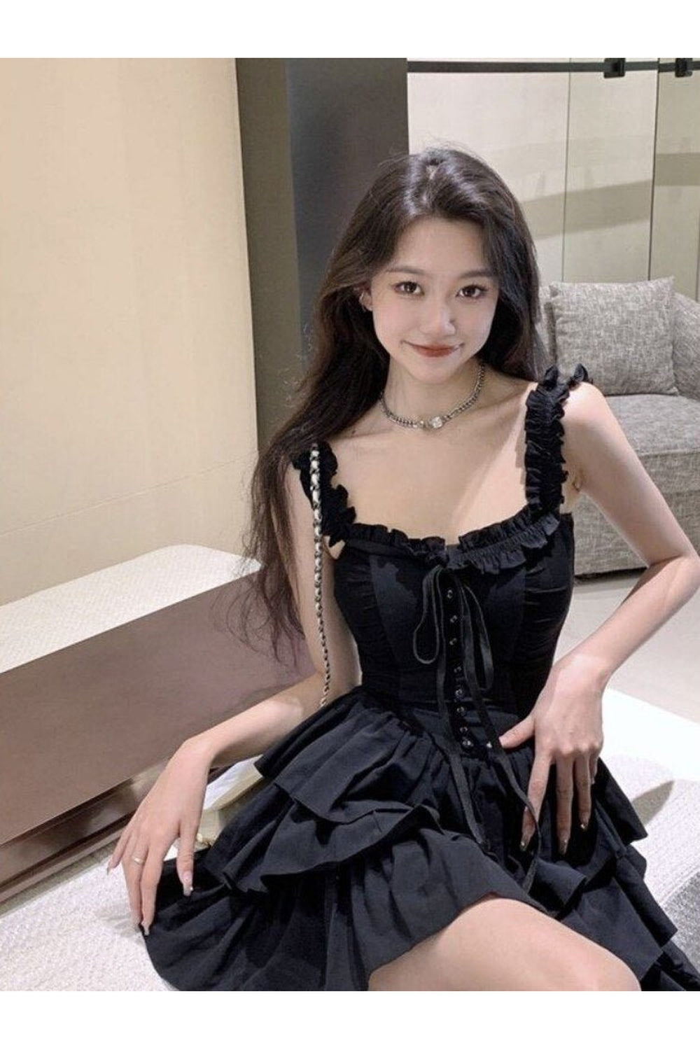 Robe nuisette gothique Harajuku