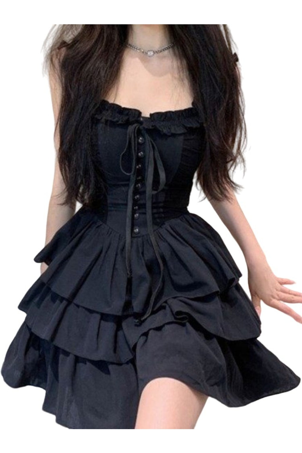 Robe nuisette gothique Harajuku