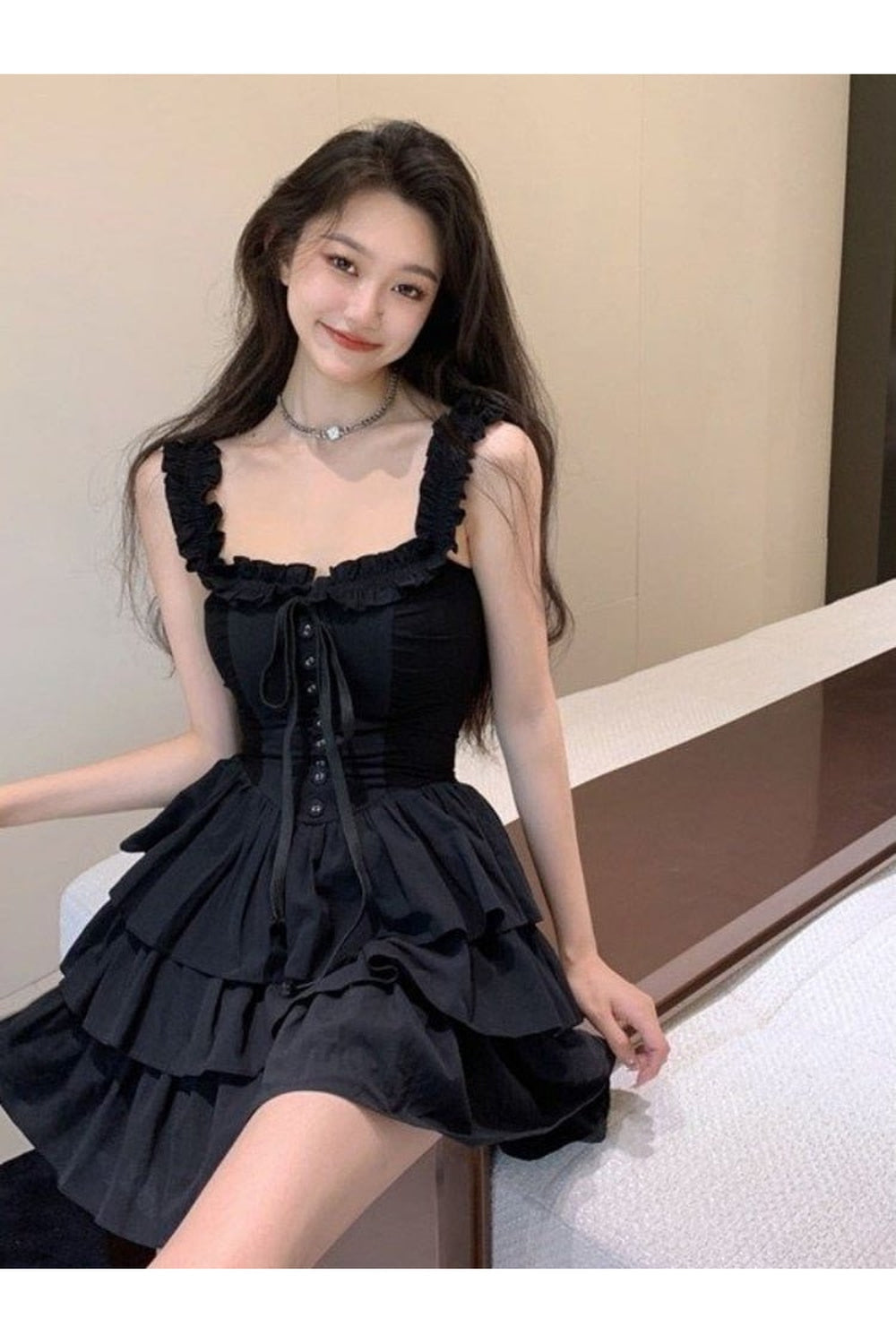 Robe nuisette gothique Harajuku