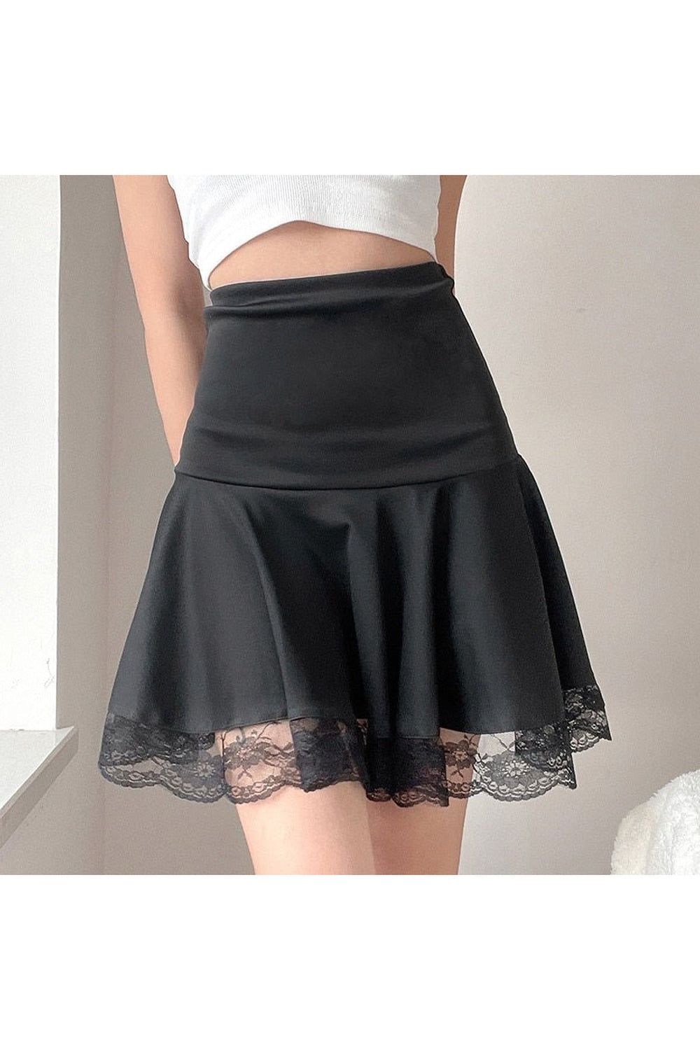 Goth Lace Skirt