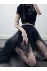 Goth Mesh Skirt