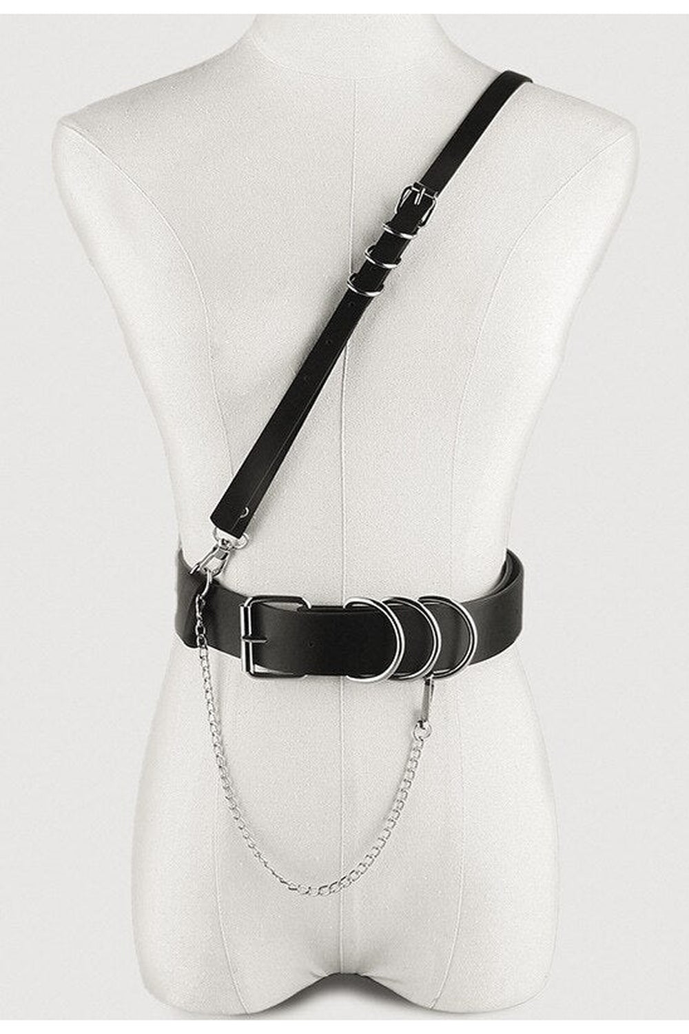 Goth PU Leather Harness Belts Body