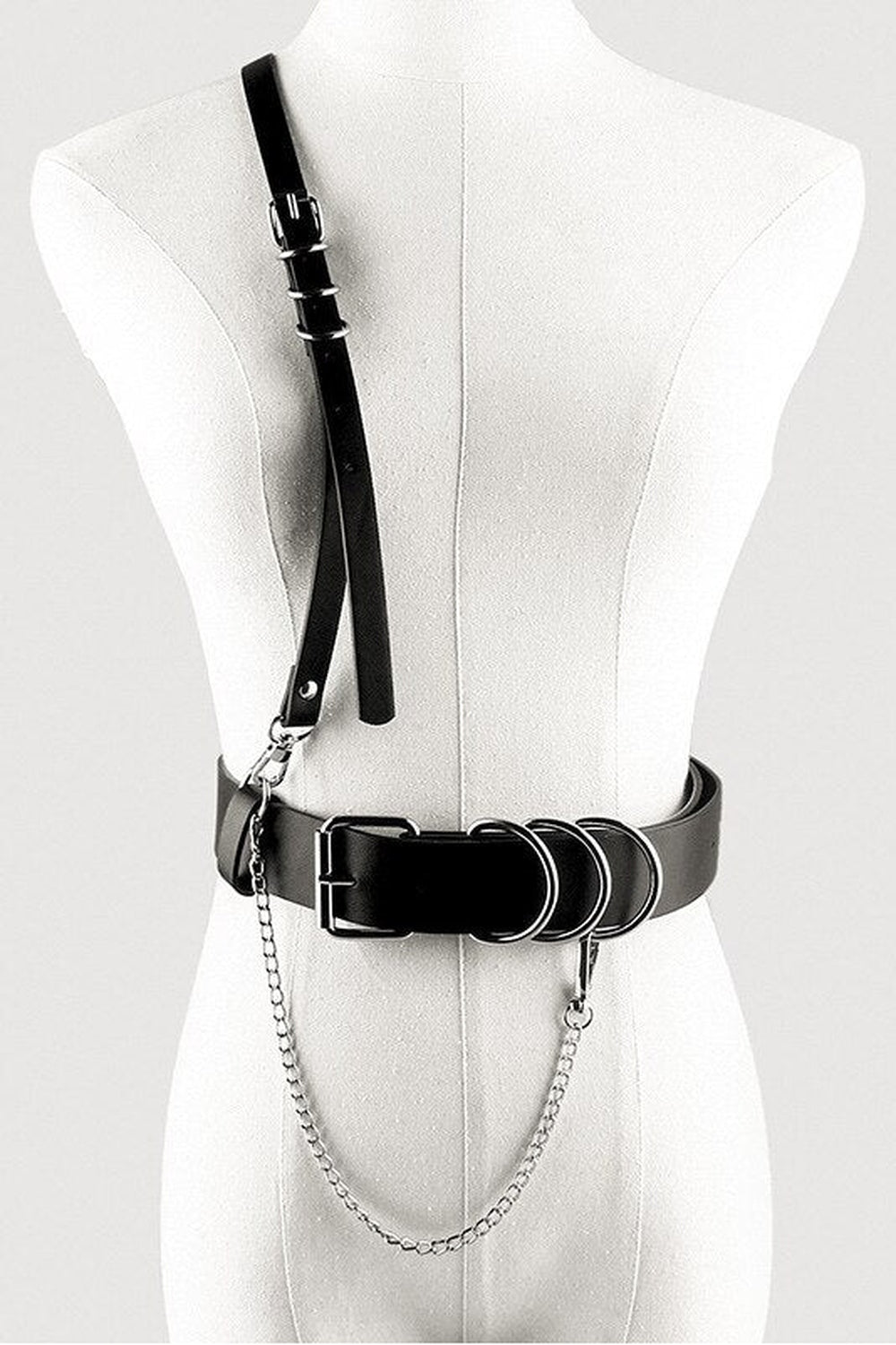 Goth PU Leather Harness Belts Body