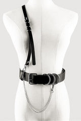 Goth PU Leather Harness Belts Body