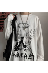 Gothic Angel Langarm T-Shirt