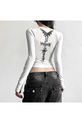 Gothic Angel Long Sleeve Top