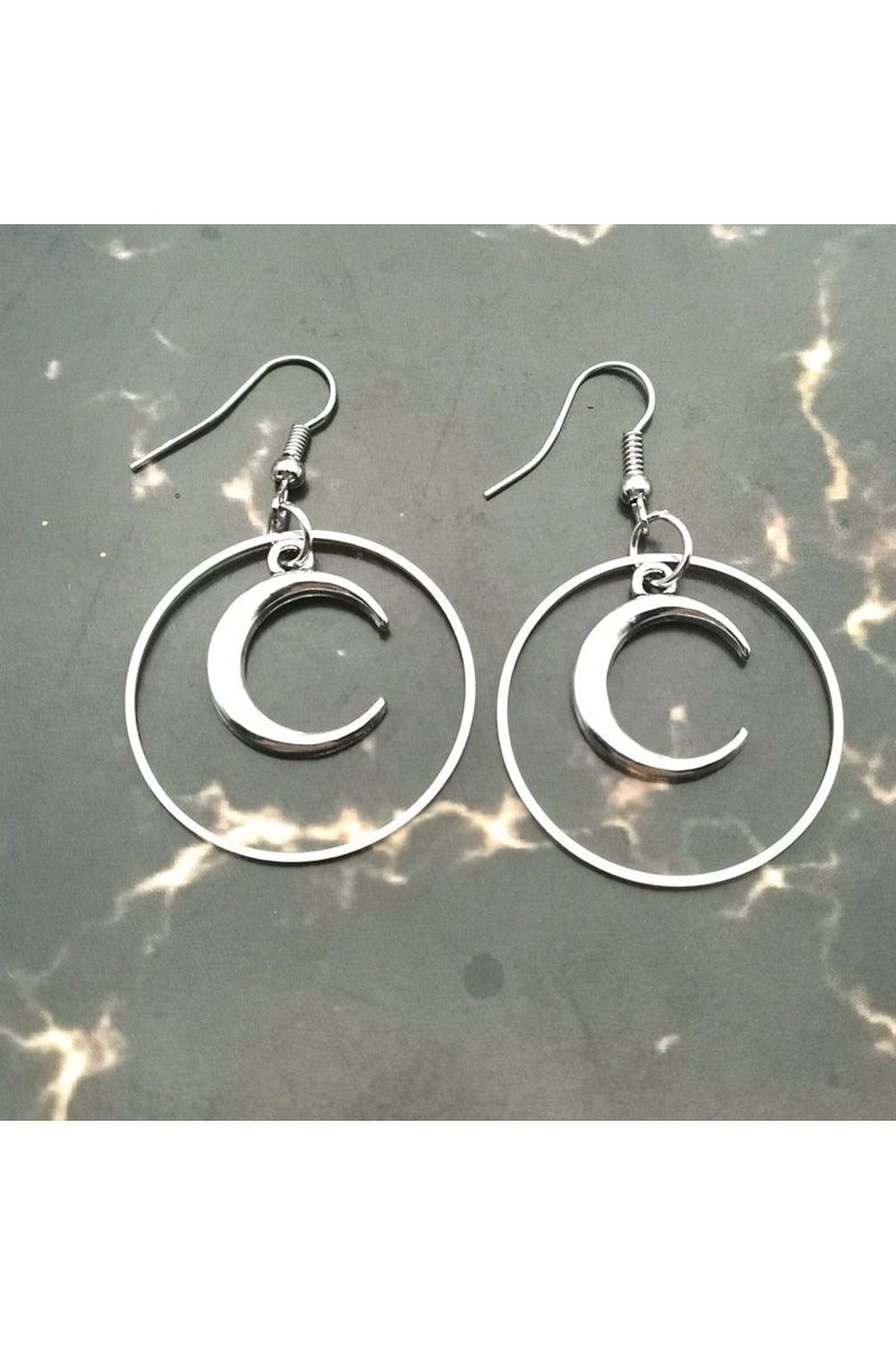 Gothic Crescent Earrings