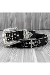 Gothic Cross Embellished Belt