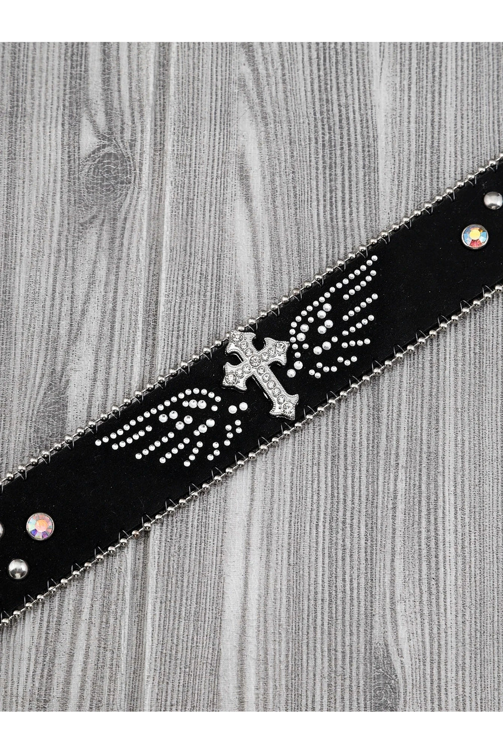 Gothic Cross Embellished Belt