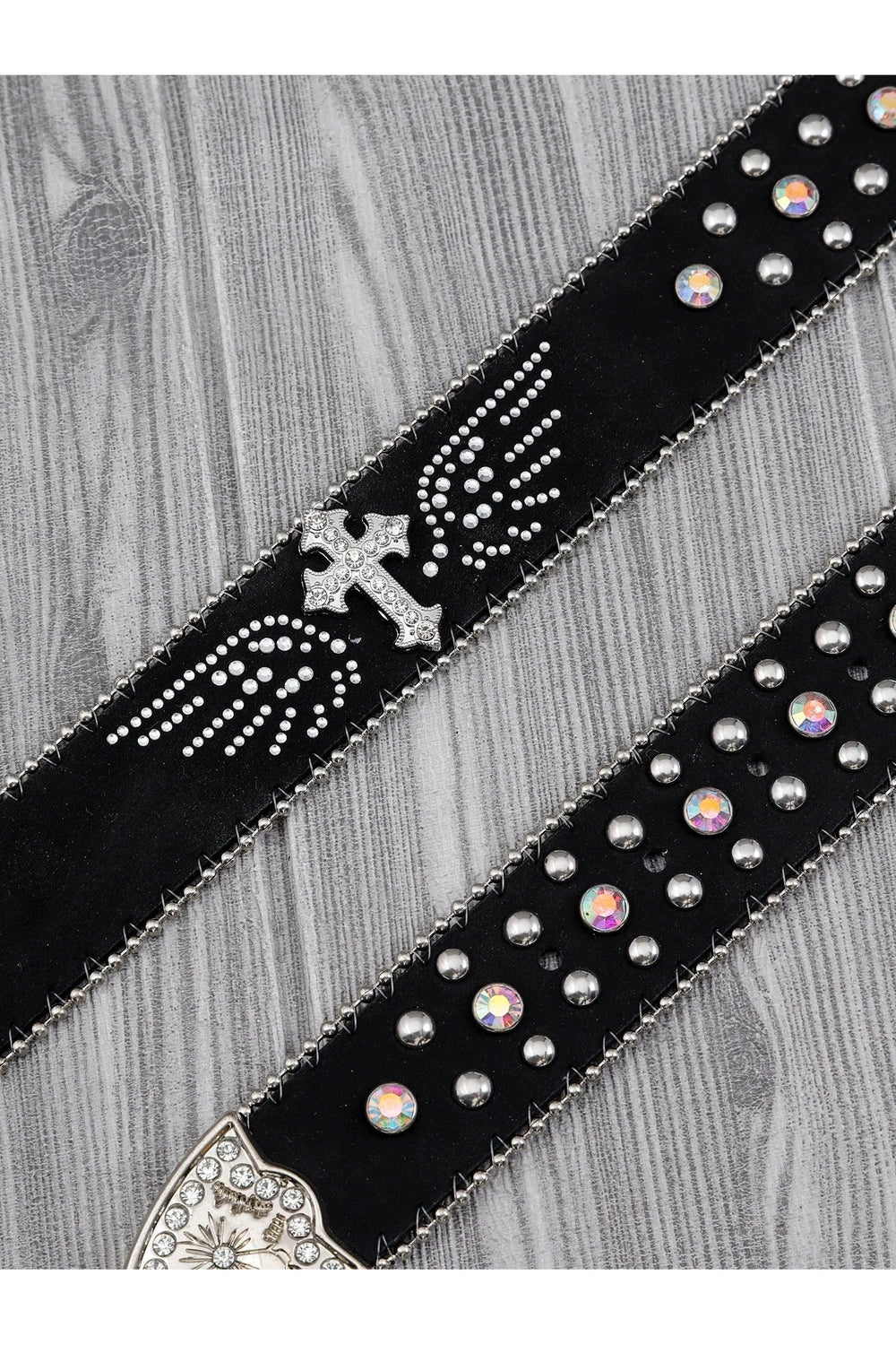 Gothic Cross Embellished Belt