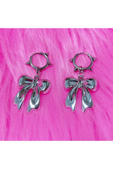 Gothic Glam Bow Earrings